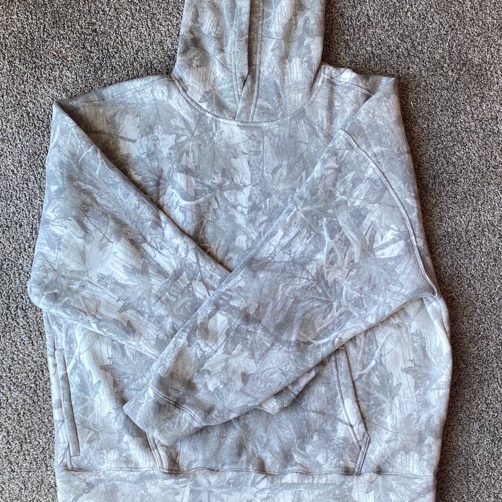 Hollister Light Gray Patterned Men's Sweater